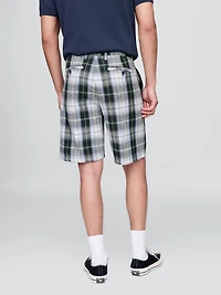 Gap × Malbon 9.5" Pleated Baggy Shorts