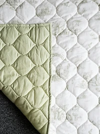 The Gilded Bird Safari Toile Quilted Playmat