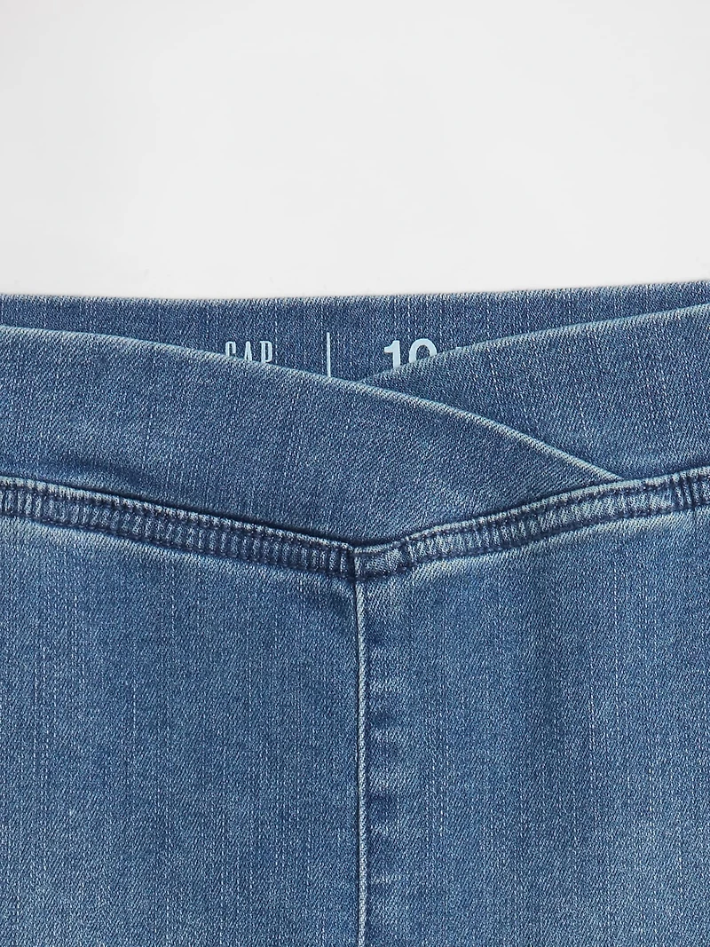 Kids High Rise Crossover Flare Jeans