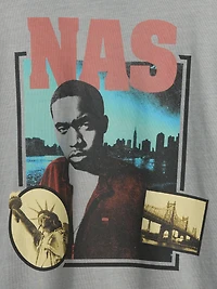 Nas Relaxed Graphic T-Shirt