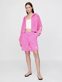 Lilo & Stitch Adult VintageSoft Crop Zip Hoodie