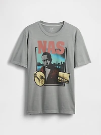 Nas Relaxed Graphic T-Shirt