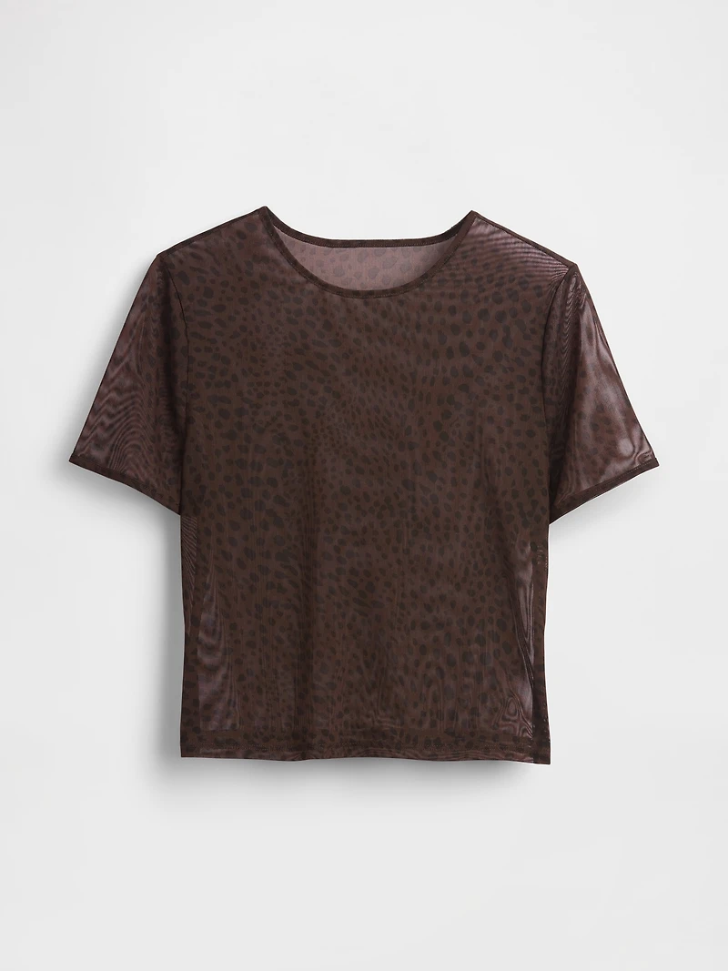 Mesh Crop T-Shirt