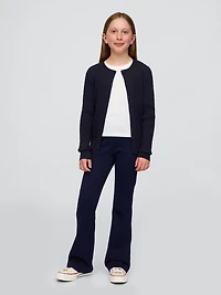 Kids Uniform Ponte Easy Flare Pants