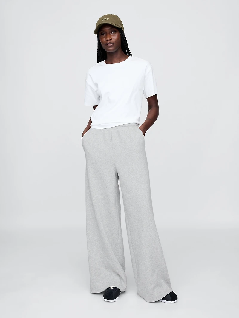 VintageSoft Baggy Wide-Leg Sweatpants
