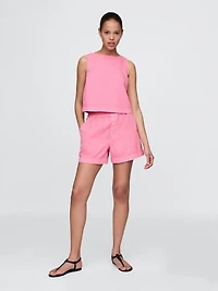 UltraSoft Denim Shell Tank Top