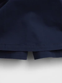 Kids Uniform Pleated Khaki Easy Skort