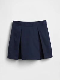 Kids Uniform Pleated Khaki Easy Skort