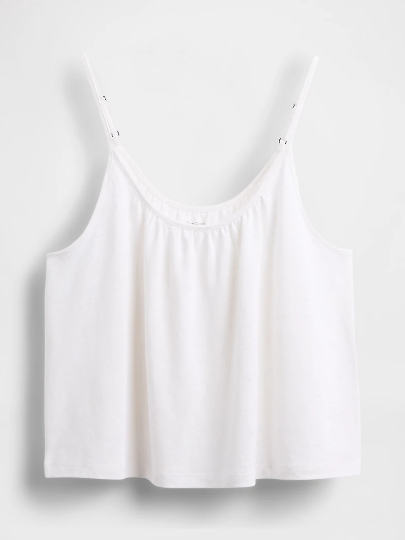 Linen-Blend PJ Cami