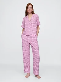 Linen-Blend PJ Pants