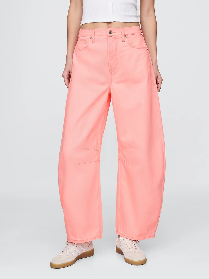 High Rise Horseshoe Jeans