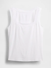 Lace-Trim Tank Top