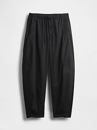 Mid Rise Barrel Parachute Pants