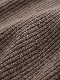 CashSoft Shaker-Stitch Boyfriend Sweater