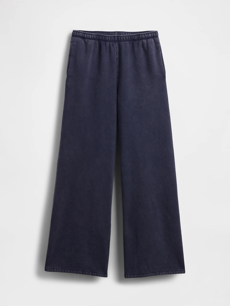 VintageSoft Baggy Wide-Leg Sweatpants
