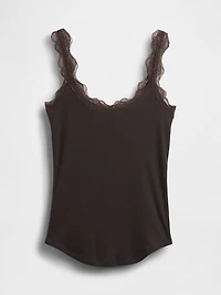 Mini Rib Lace PJ Tank Top