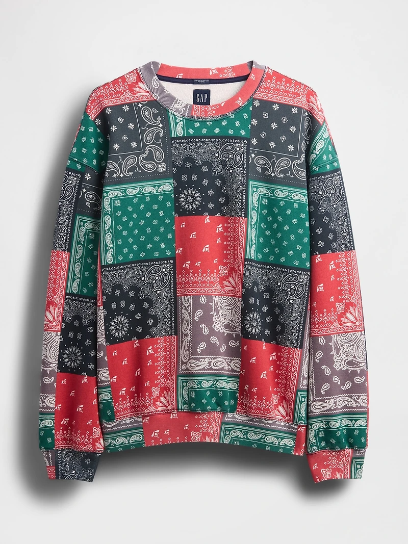 Heavyweight Oversized Bandana Sweatshirt
