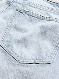 High Rise '90s Slim Straight Crop Jeans
