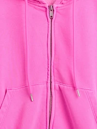 VintageSoft Full-Zip Wedge Hoodie