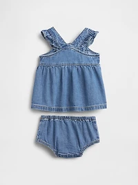 Baby Denim Dress Set