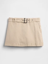 Belted Mini Skort