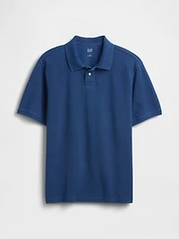 Relaxed Pique Polo Shirt