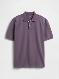 Relaxed Pique Polo Shirt