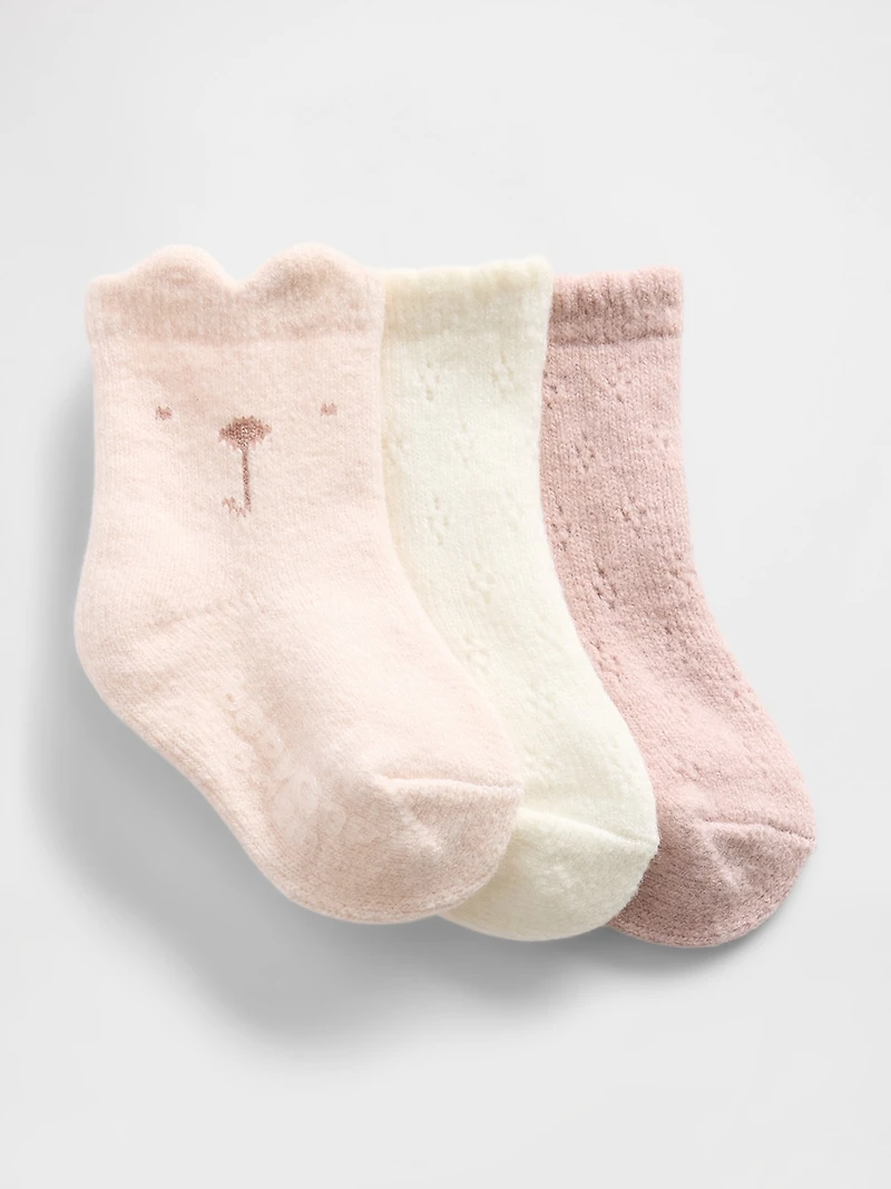 Baby CashSoft Crew Socks (3-Pack