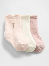 Baby CashSoft Crew Socks (3-Pack