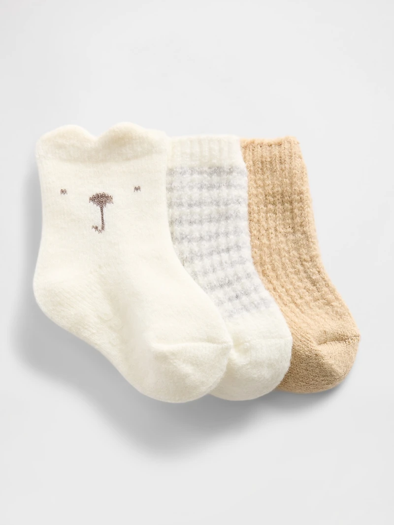 Baby CashSoft Crew Socks (3-Pack)