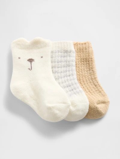 Baby CashSoft Crew Socks (3-Pack)