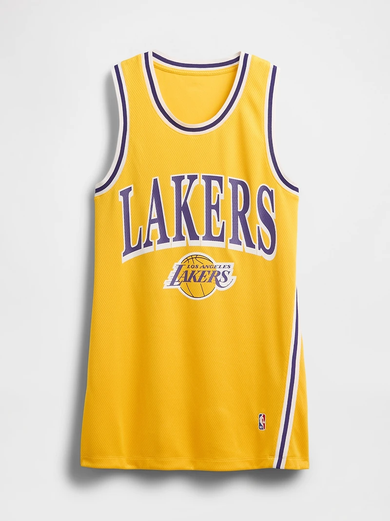 NBA Los Angeles Lakers Recycled Jersey Mini Dress