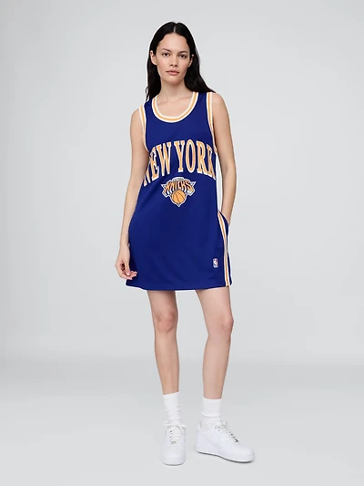 NBA New York Knicks Recycled Jersey Mini Dress