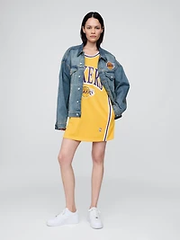 NBA Los Angeles Lakers Recycled Jersey Mini Dress
