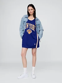 NBA New York Knicks Recycled Jersey Mini Dress