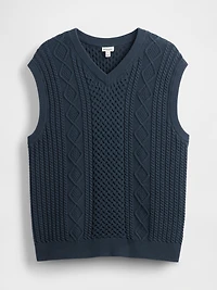 Gap × Malbon Cable-Knit Sweater Vest