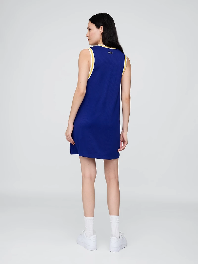 NBA Golden State Warriors Recycled Jersey Mini Dress