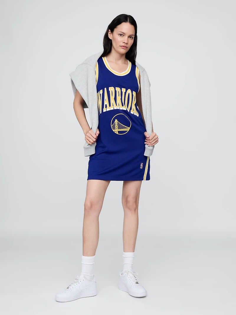 NBA Golden State Warriors Recycled Jersey Mini Dress