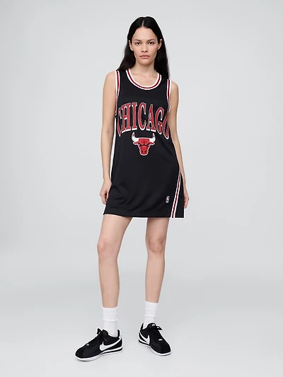 NBA Chicago Bulls Recycled Jersey Mini Dress