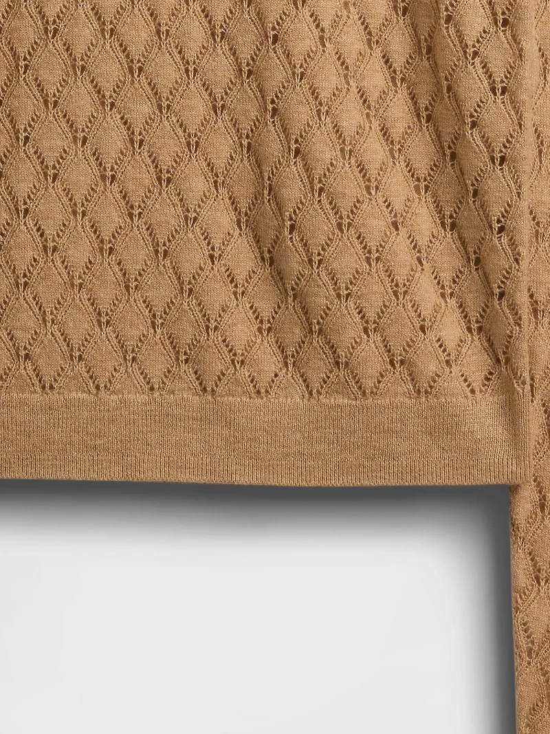 Pointelle Sweater