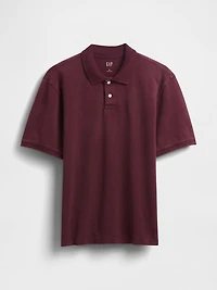 Relaxed Pique Polo Shirt