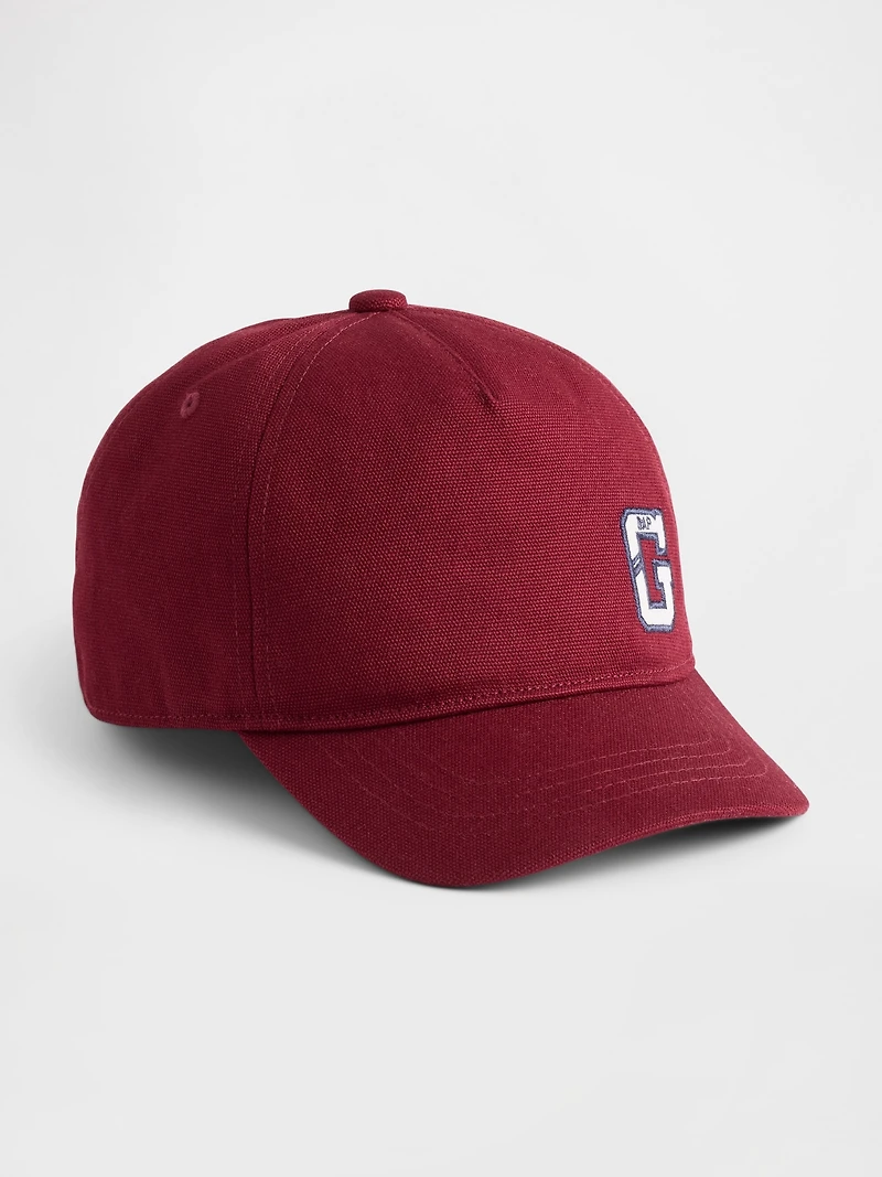 Kids Organic Cotton Logo Baseball Hat