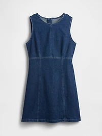 Denim Mini Shift Dress
