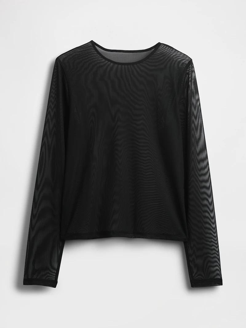 Mesh Crop T-Shirt