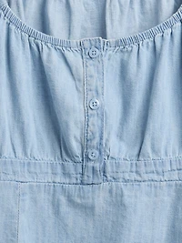 Kids Denim Babydoll Top