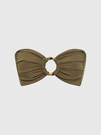 Montce Tori Ties Bandeau Bikini Top