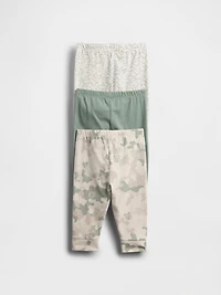 Baby First Favorites Organic Cotton Pull-On Pants (3-Pack