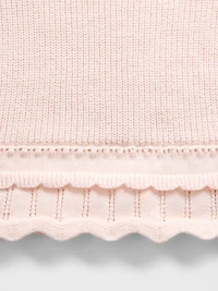 Baby Scalloped Sweater Outfit Set
