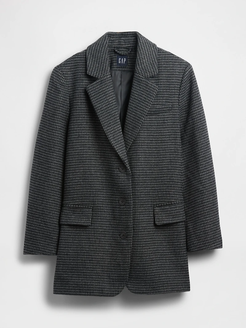 Oversized Wool-Blend Blazer