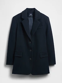 Relaxed Houndstooth Blazer